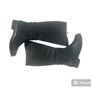 Hush Puppies Black Gelding Knee High Boots